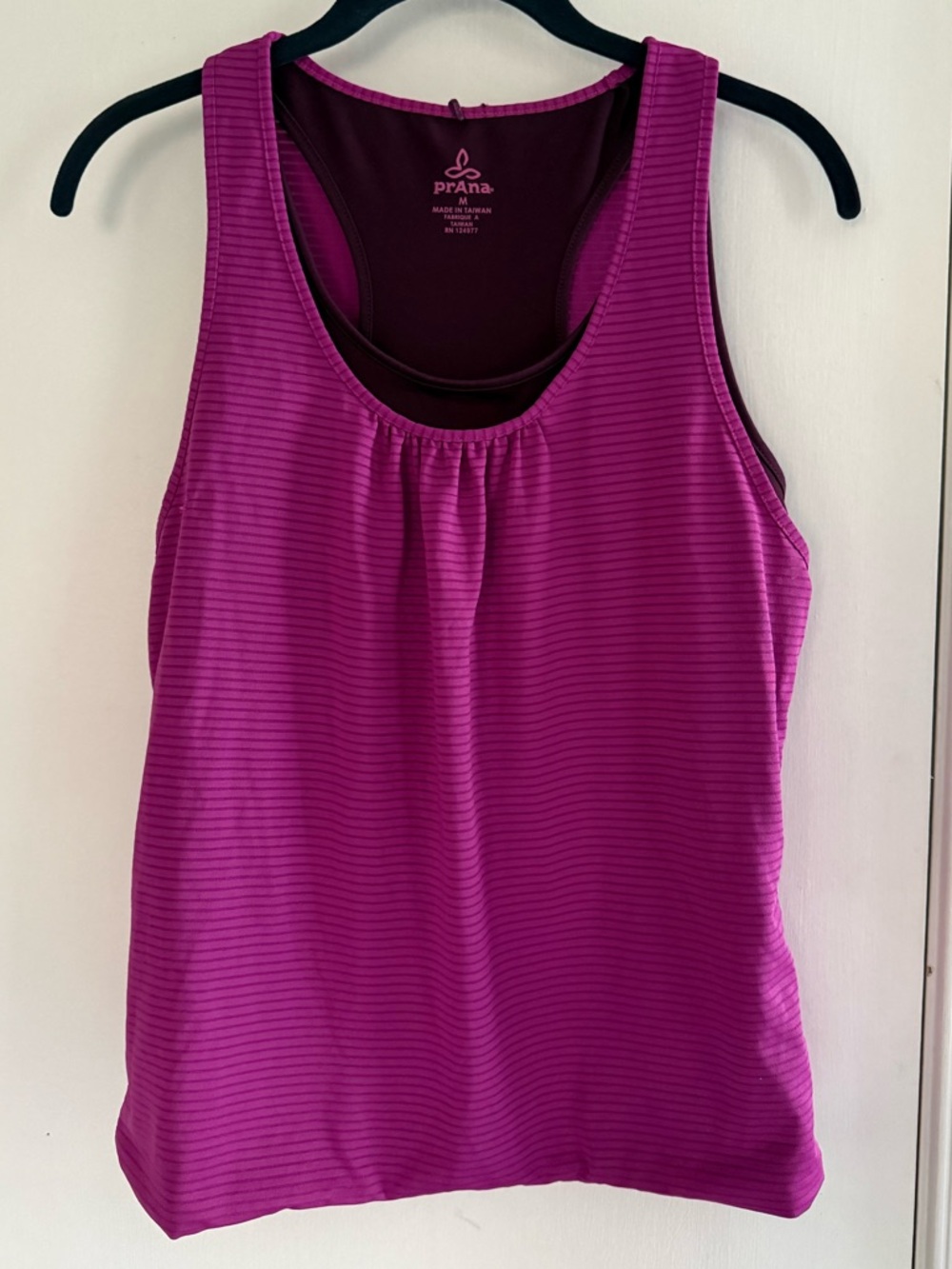 Prana Women's Deep Magenta Athletic Tank Size M